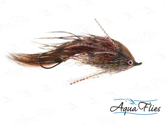 Photo of a Brown steelhead fly.