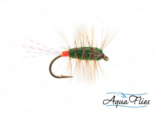 Photo of a Green dry fly