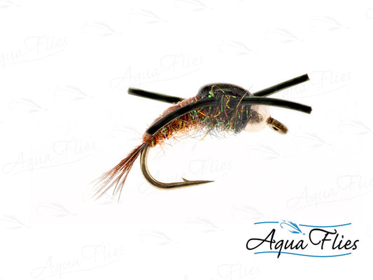 Photo of a size Brown/Black Trout Fly