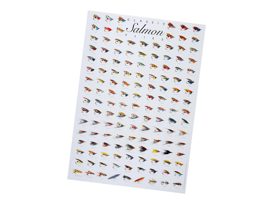 Classic Salmon Flies Poster