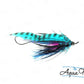 Photo of a Blue/Black steelhead fly.