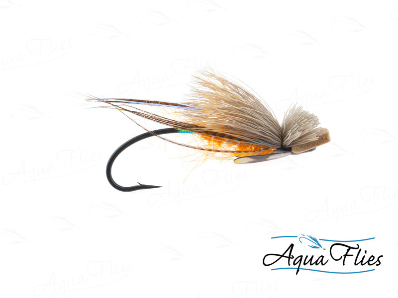 Photo of a October Caddis dry fly