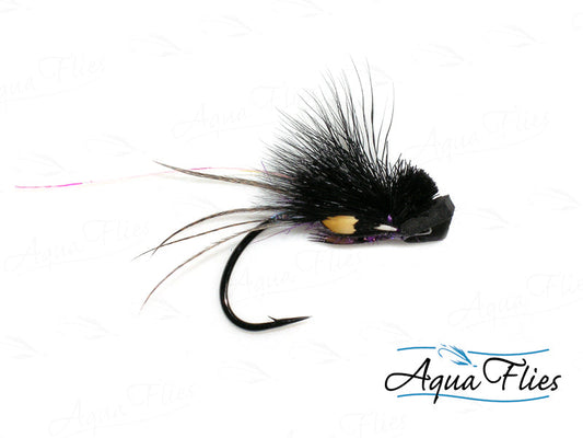 Photo of a Black dry fly