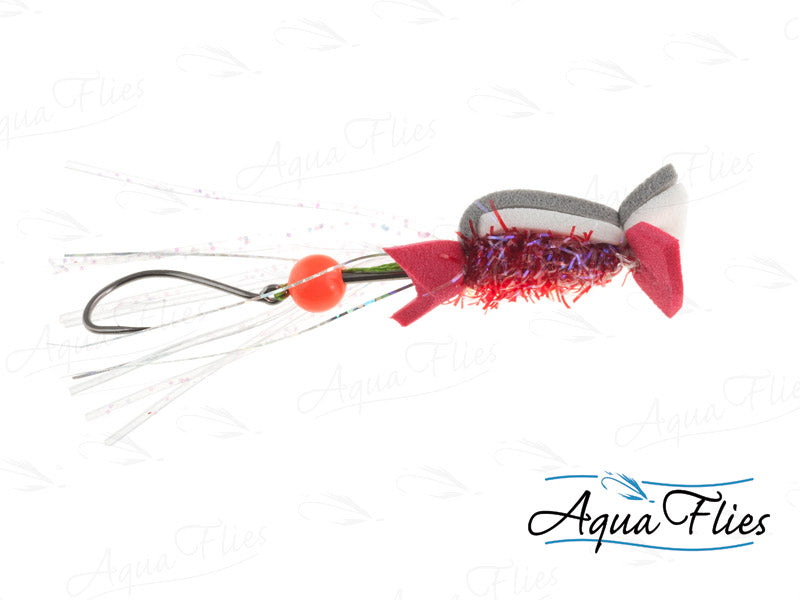 Photo of a Red/White dry fly