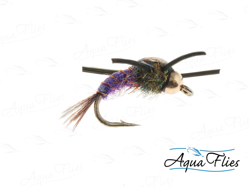 Photo of a size Purple/Black Trout Fly