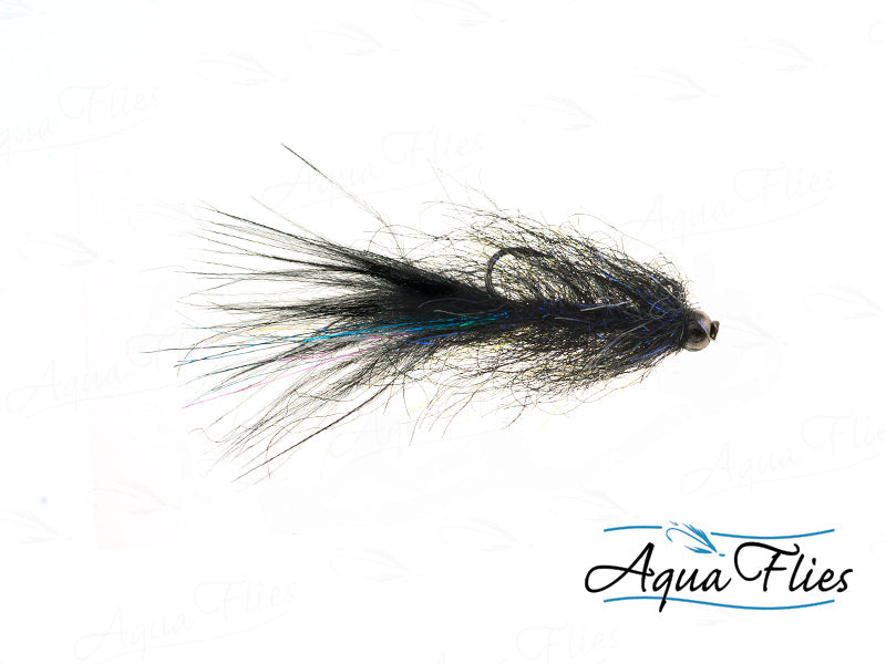 Photo of a size Black UV Trout Fly