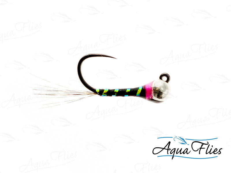 Photo of a size Black/Silver Trout Fly