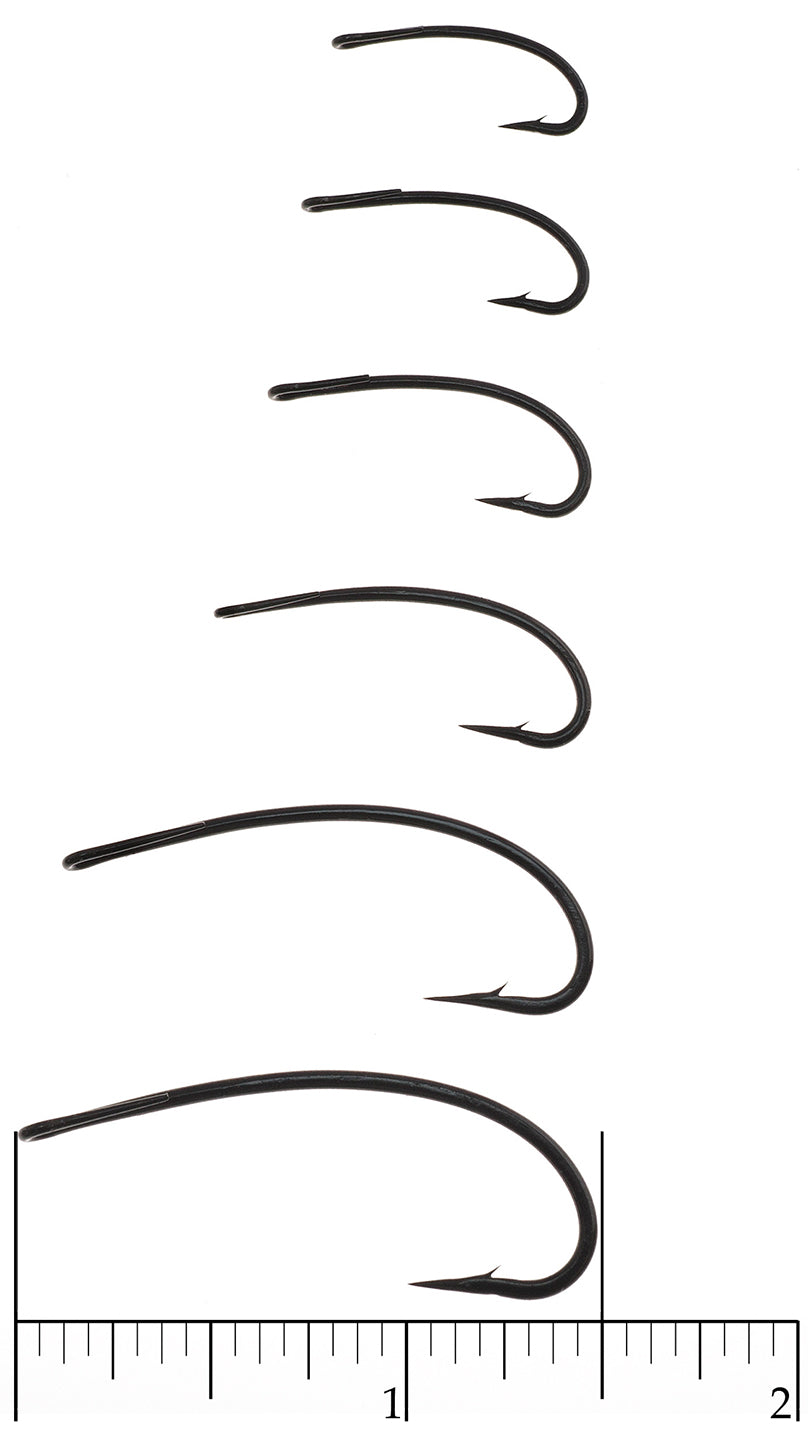 Salmon/Steelhead Curved Hook, Black