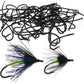 Salmon/Steelhead Curved Hook, Black
